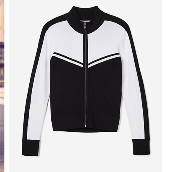 Express x Olivia Culpo Jackets & Blazers - Olivia Culpo Express Knit Track Jacket. Size Med